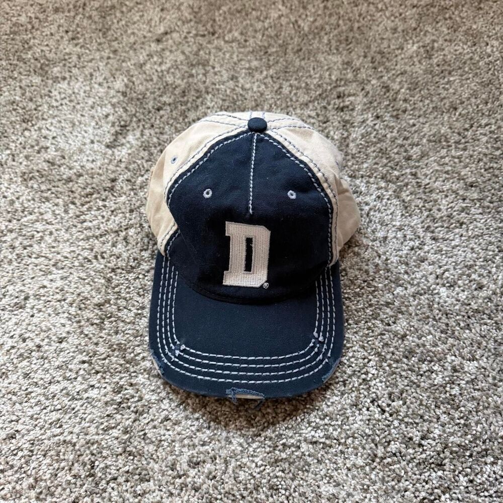 Retro-brand Men's Navy and Cream Hat
